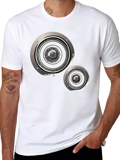 Speaker Graphic Tee - Modern Audio Vibe