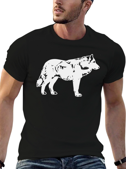 Wolf Graphic Black T-Shirt