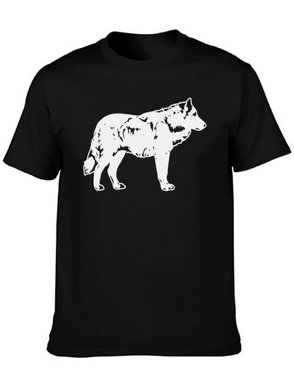 Wolf Graphic Black T-Shirt
