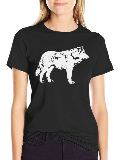 Wolf Graphic Black T-Shirt