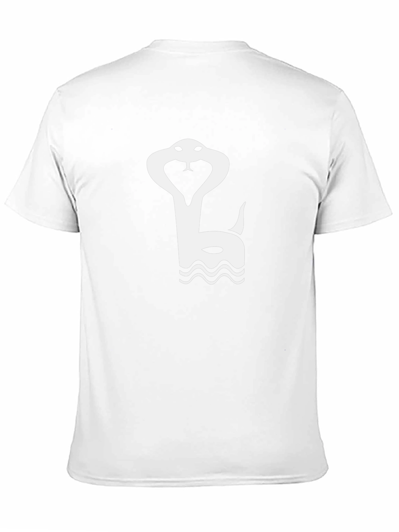Black Snake Graphic Tee - Stylish Cobra Design