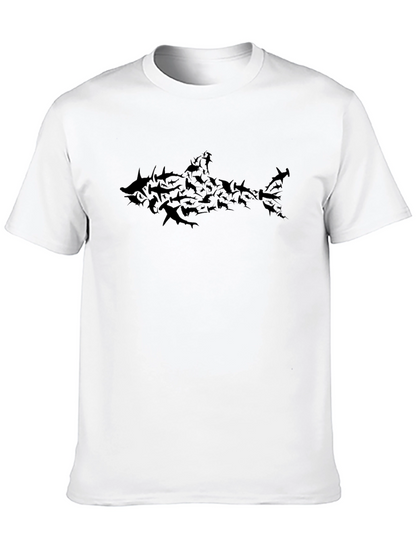 Shark Mob T-Shirt - Black
