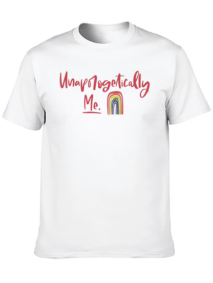 Unapologetically Me Rainbow Graphic Tee
