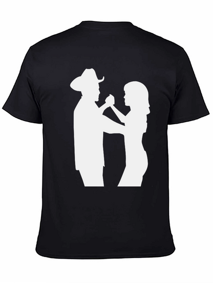 Country Western Dancers Black Graphic Tee