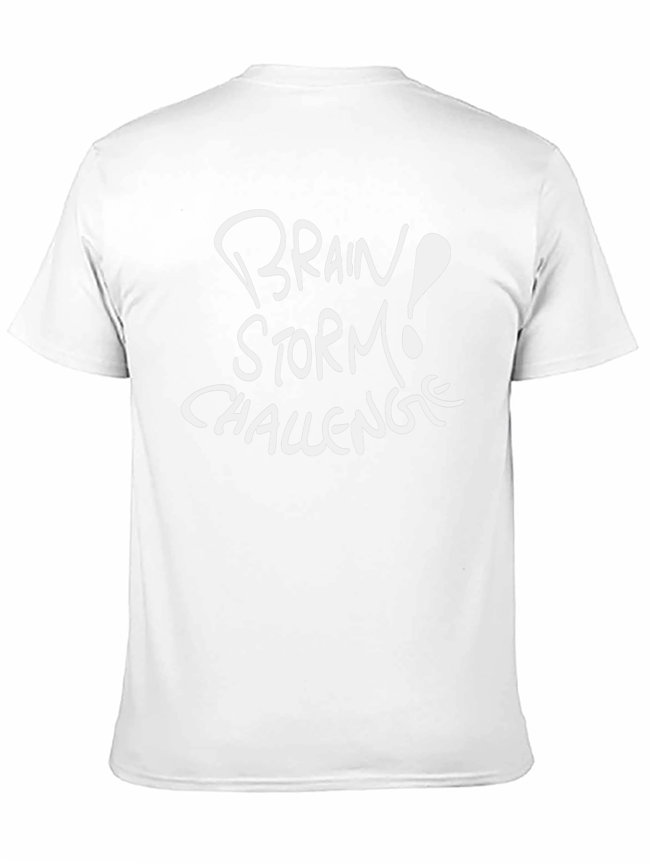 Brain Storm Challenge Black Graphic T-Shirt