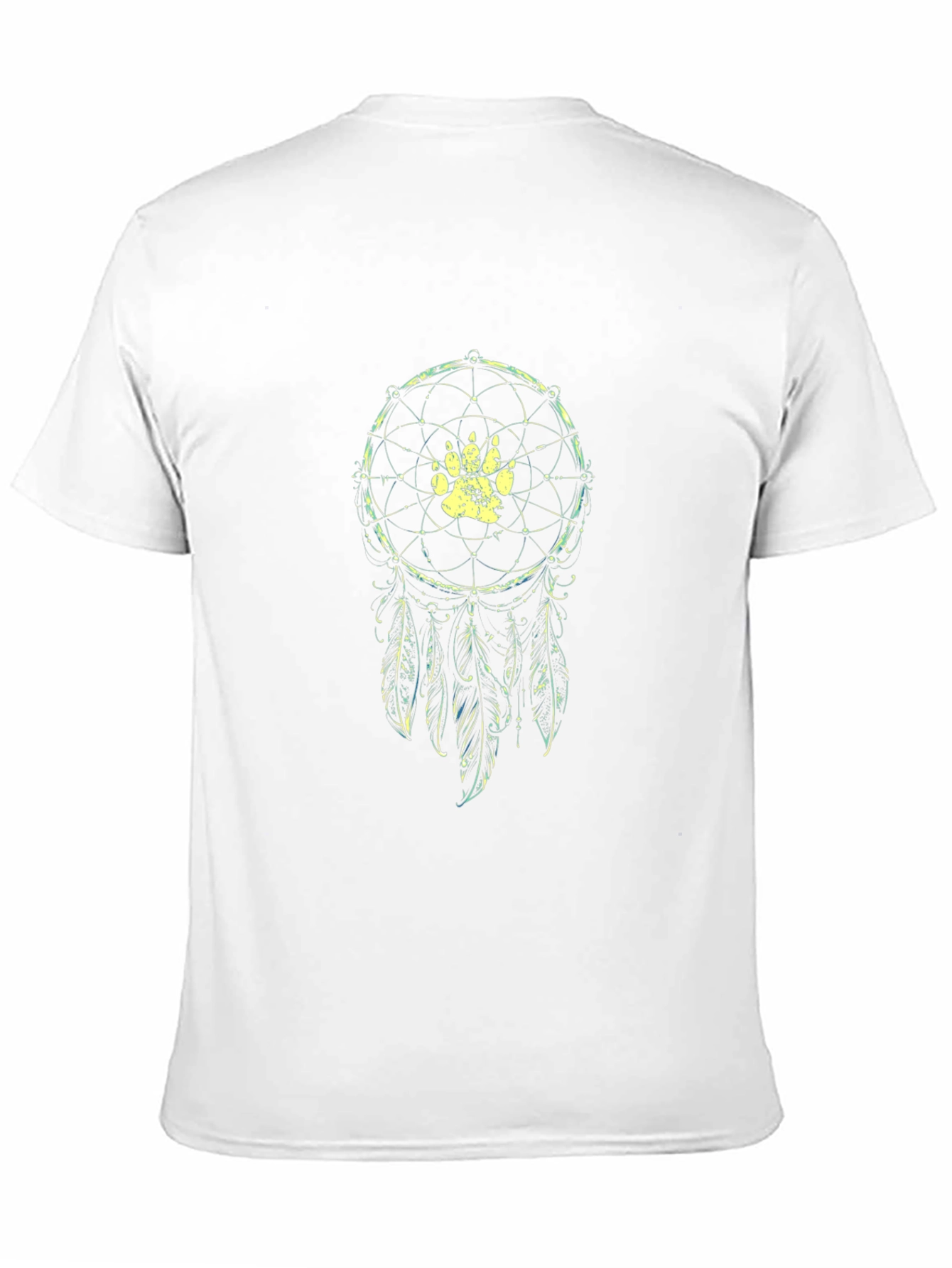 Dreamcatcher Paw Print Graphic T-Shirt