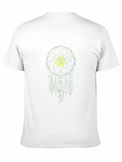 Dreamcatcher Paw Print Graphic T-Shirt