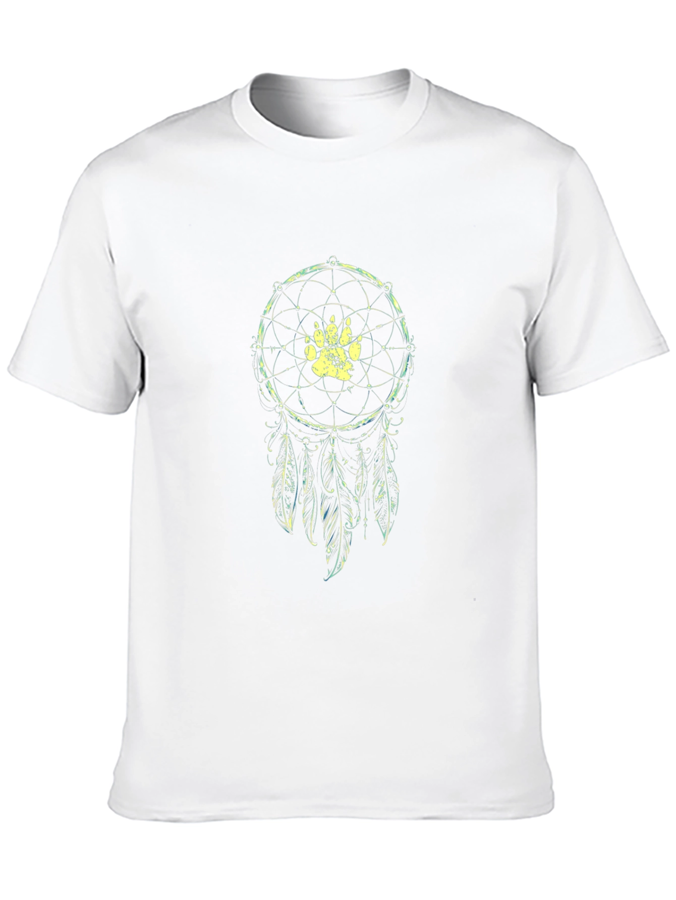 Dreamcatcher Paw Print Graphic T-Shirt