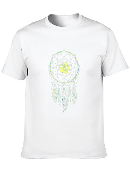 Dreamcatcher Paw Print Graphic T-Shirt