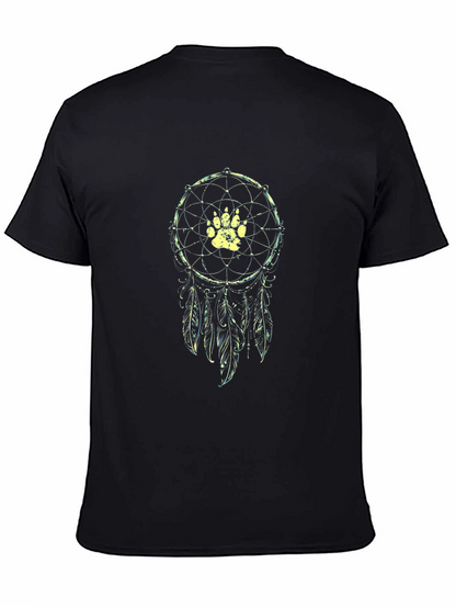 Dreamcatcher Paw Print Graphic T-Shirt