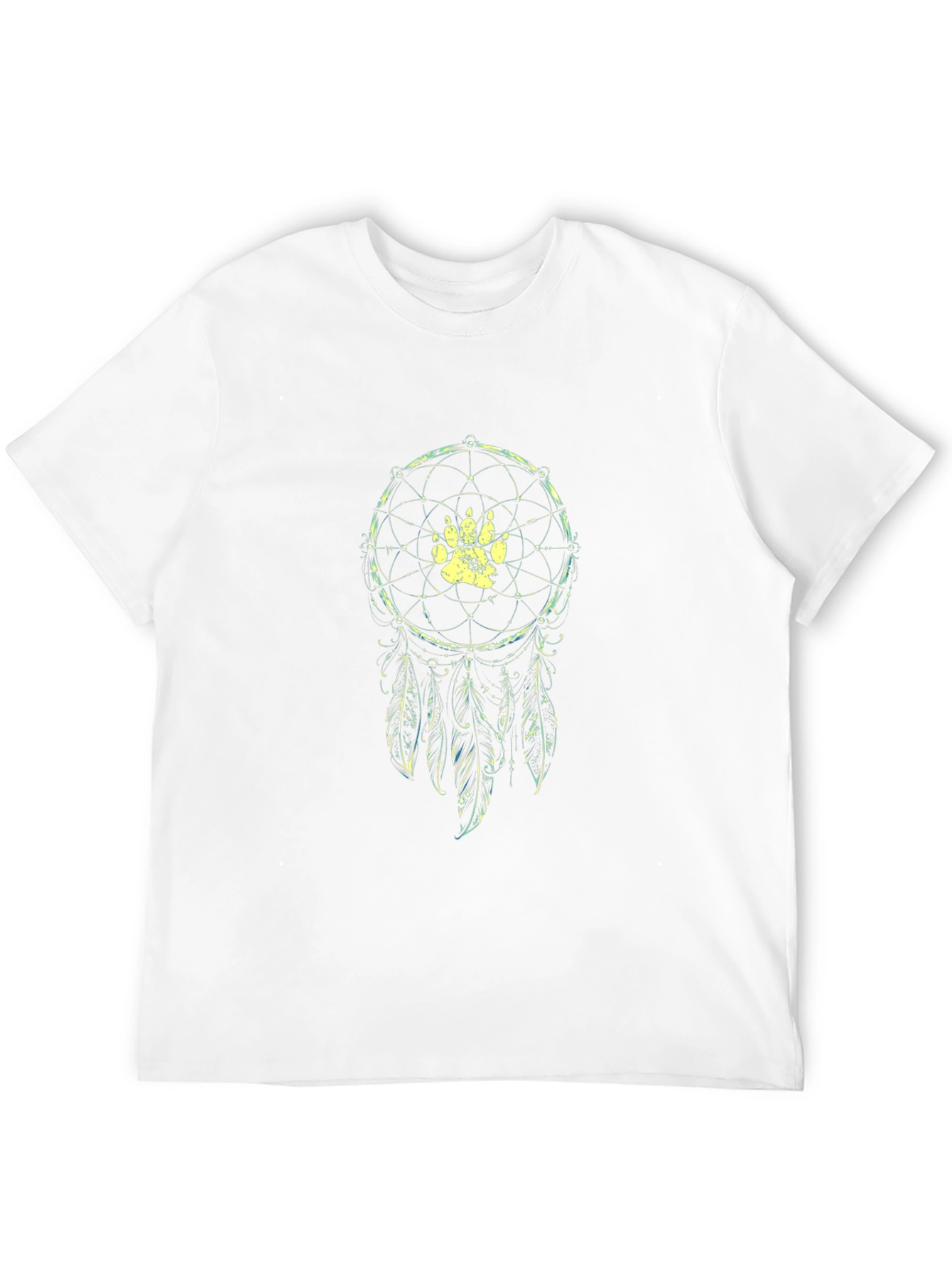 Dreamcatcher Paw Print Graphic T-Shirt