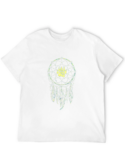 Dreamcatcher Paw Print Graphic T-Shirt