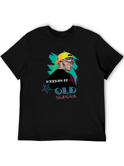 Keepin It Old School Black Graphic Tee