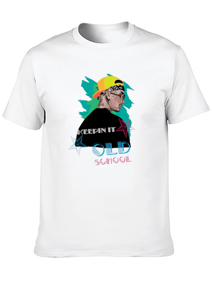 Keepin It Old School Black Graphic Tee