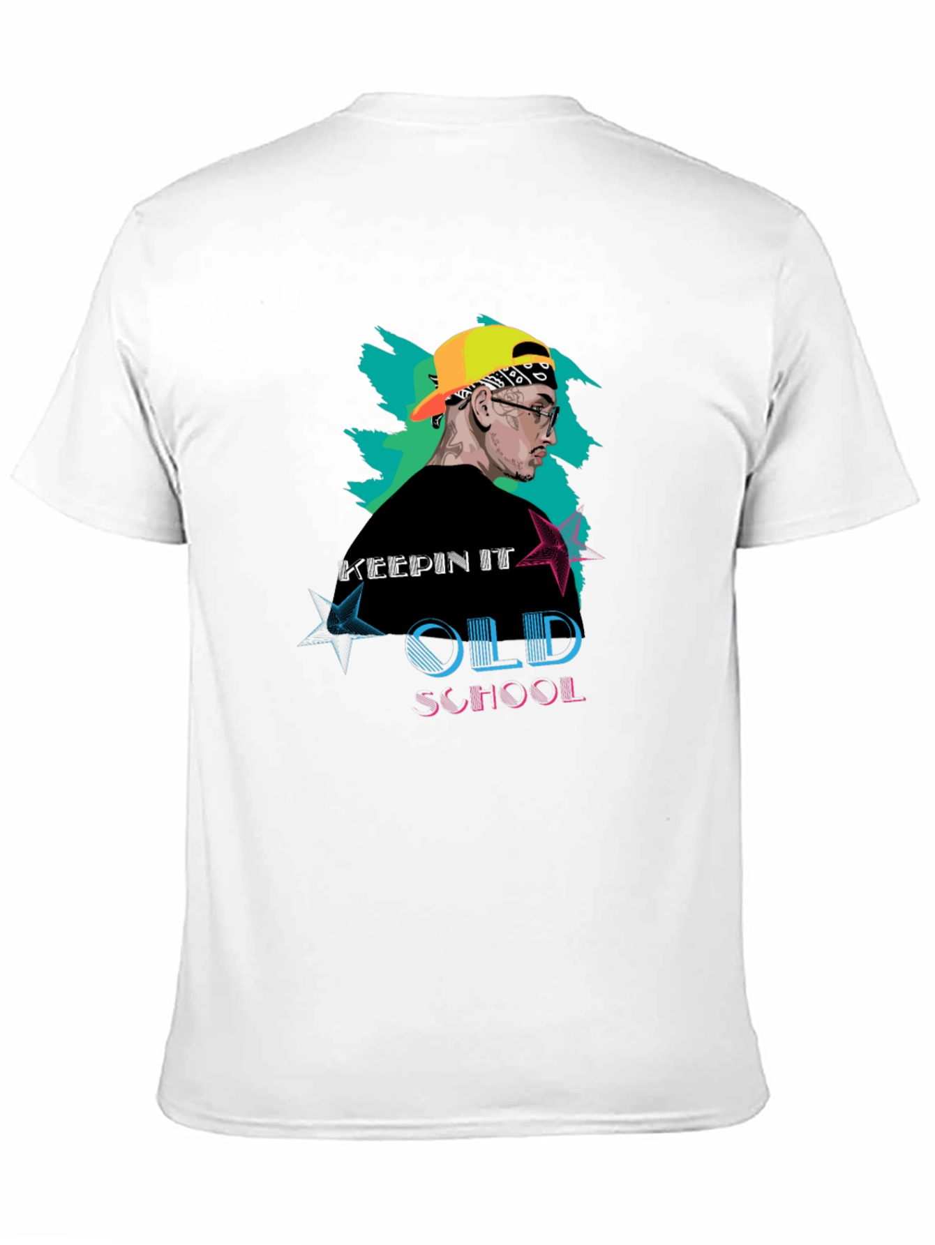 Keepin It Old School Black Graphic Tee