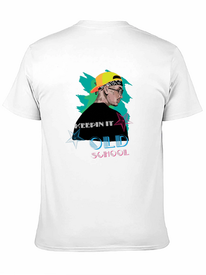 Keepin It Old School Black Graphic Tee