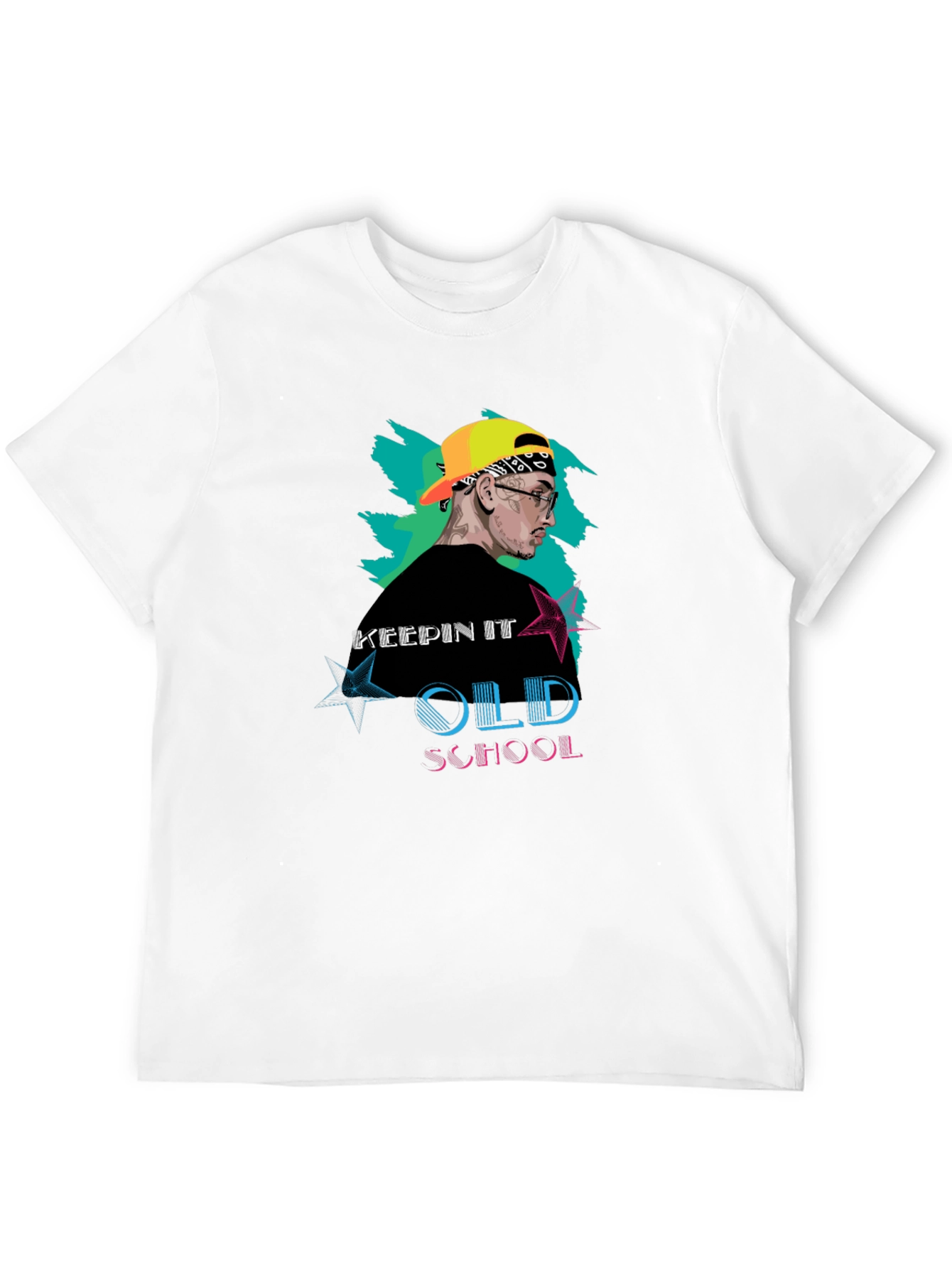 Keepin It Old School Black Graphic Tee