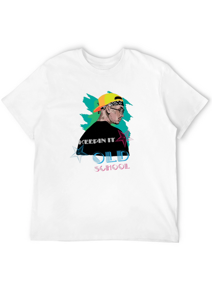 Keepin It Old School Black Graphic Tee