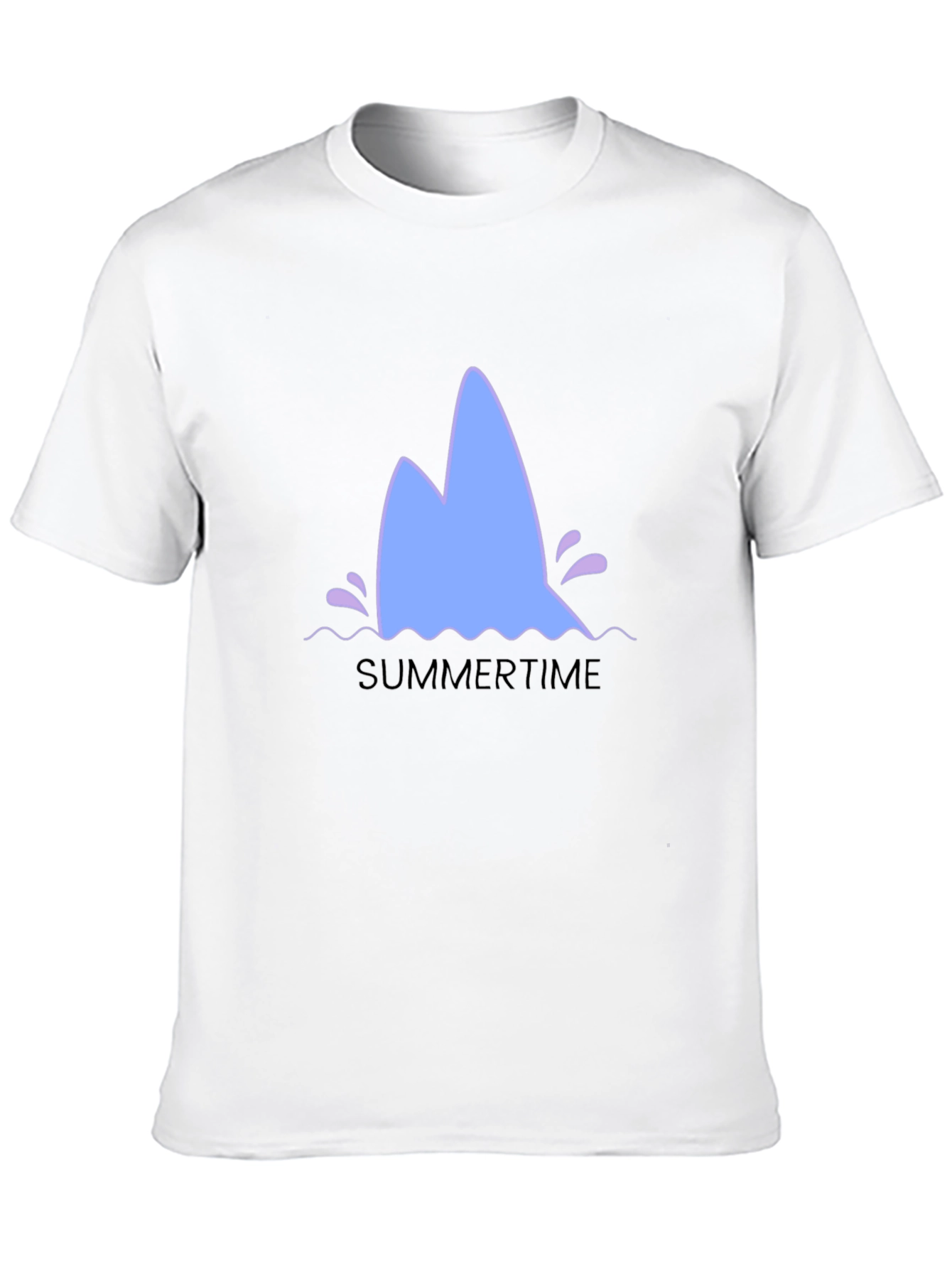 Summertime Shark Fin Graphic Tee