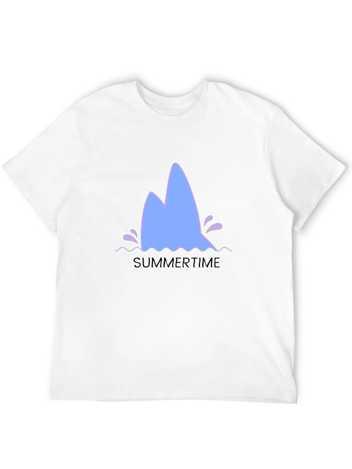 Summertime Shark Fin Graphic Tee
