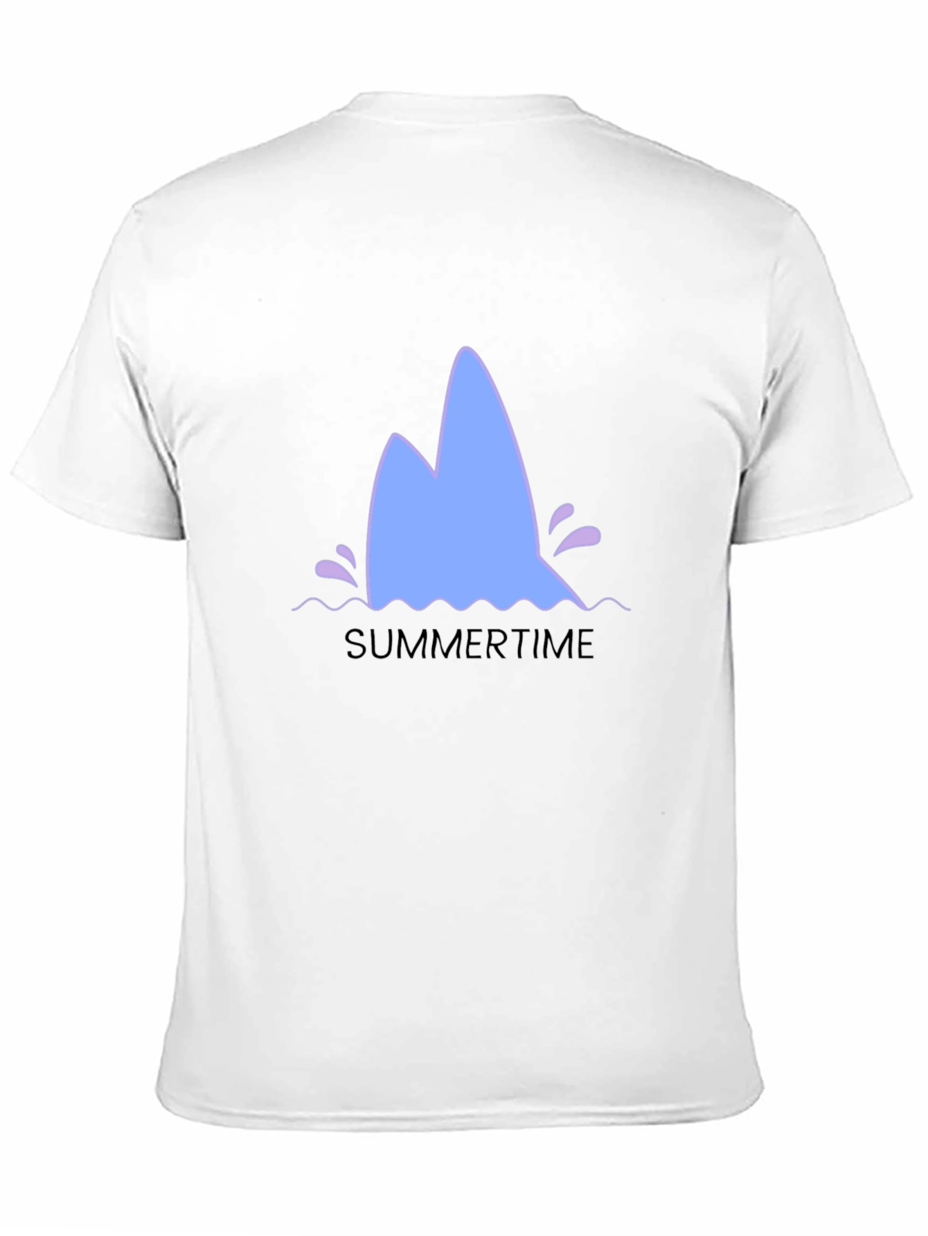 Summertime Shark Fin Graphic Tee