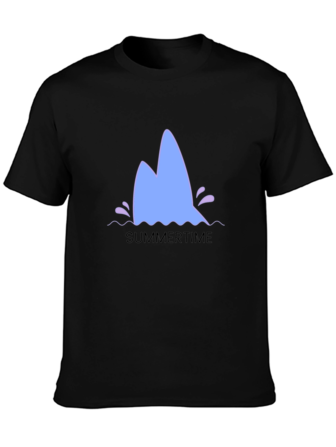 Summertime Shark Fin Graphic Tee