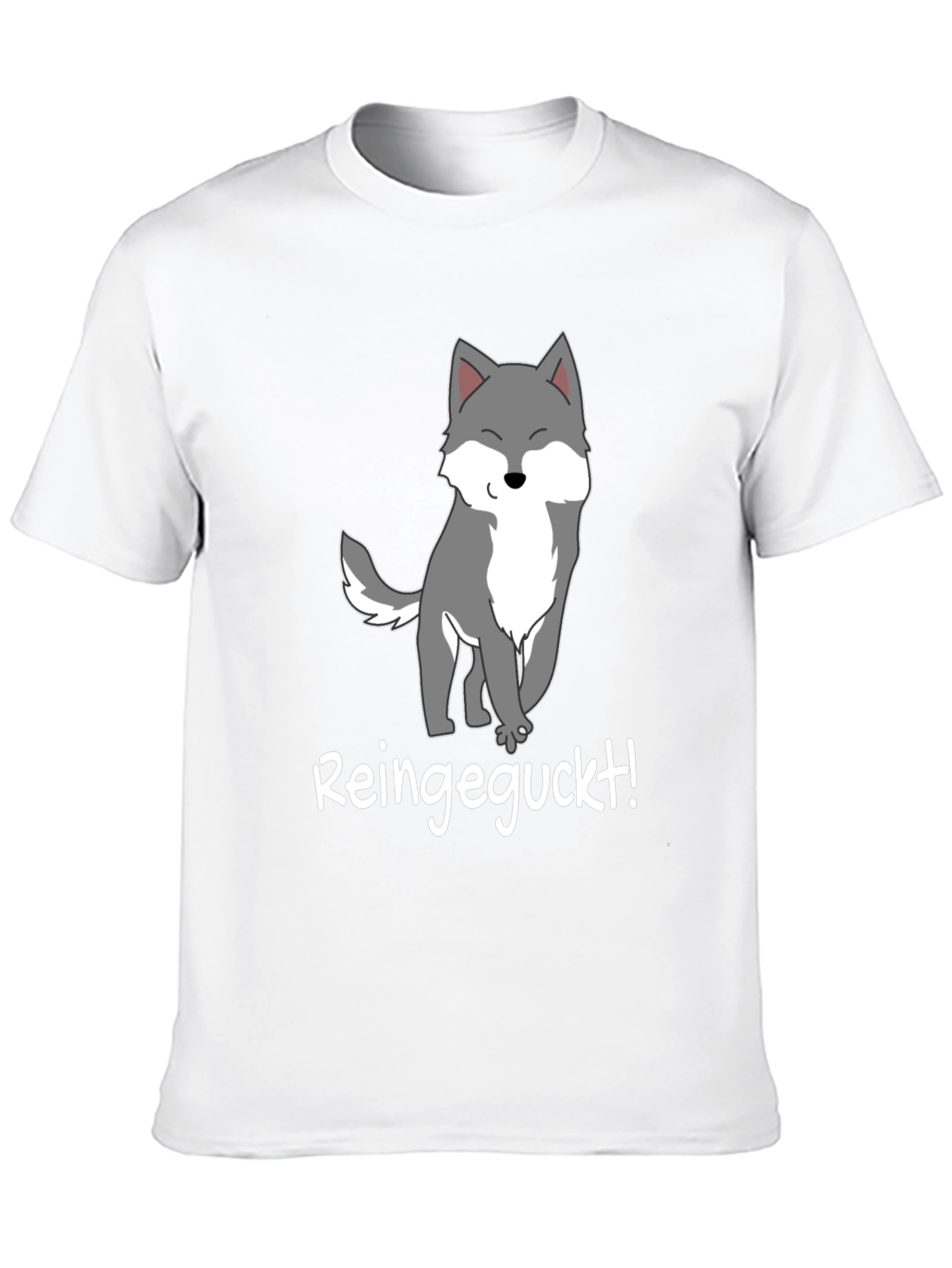 Cartoon Wolf T-Shirt - Reingeguckt!
