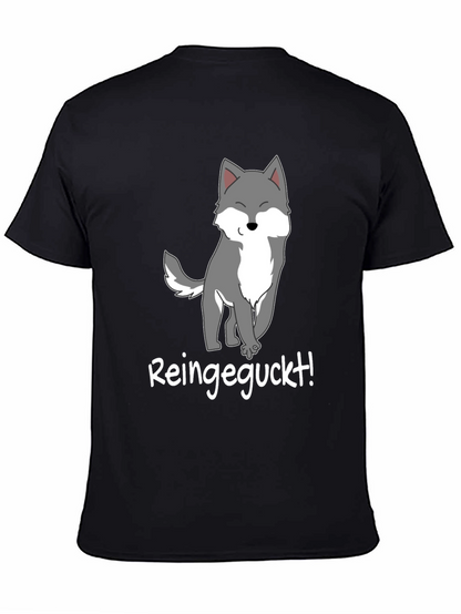 Cartoon Wolf T-Shirt - Reingeguckt!