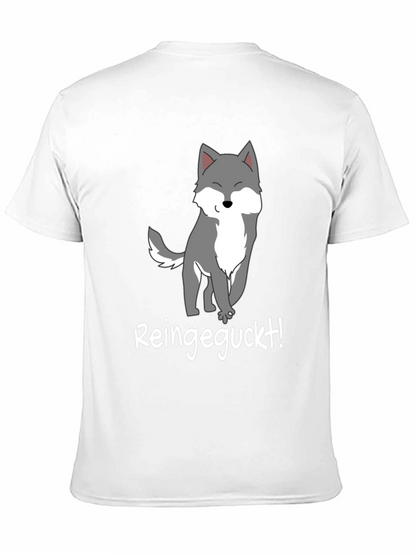 Cartoon Wolf T-Shirt - Reingeguckt!
