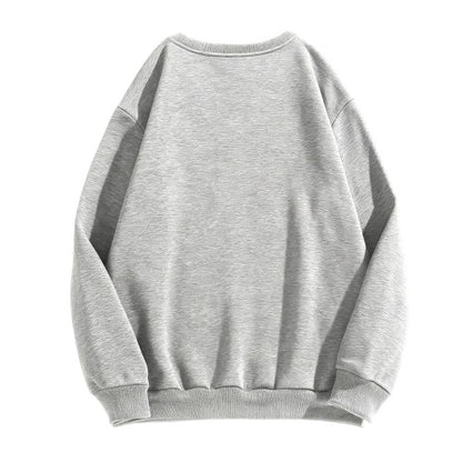 Crewneck Sweatshirt "BMX Grandpa" Graphic - Casual Oversized Long-Sleeve Pullover, Retro BMX Statement Top for Men