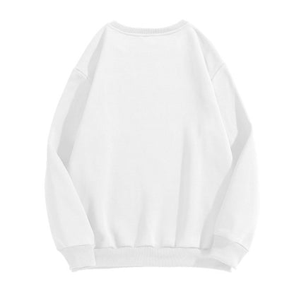 Crewneck Sweatshirt "BMX Grandpa" Graphic - Casual Oversized Long-Sleeve Pullover, Retro BMX Statement Top for Men
