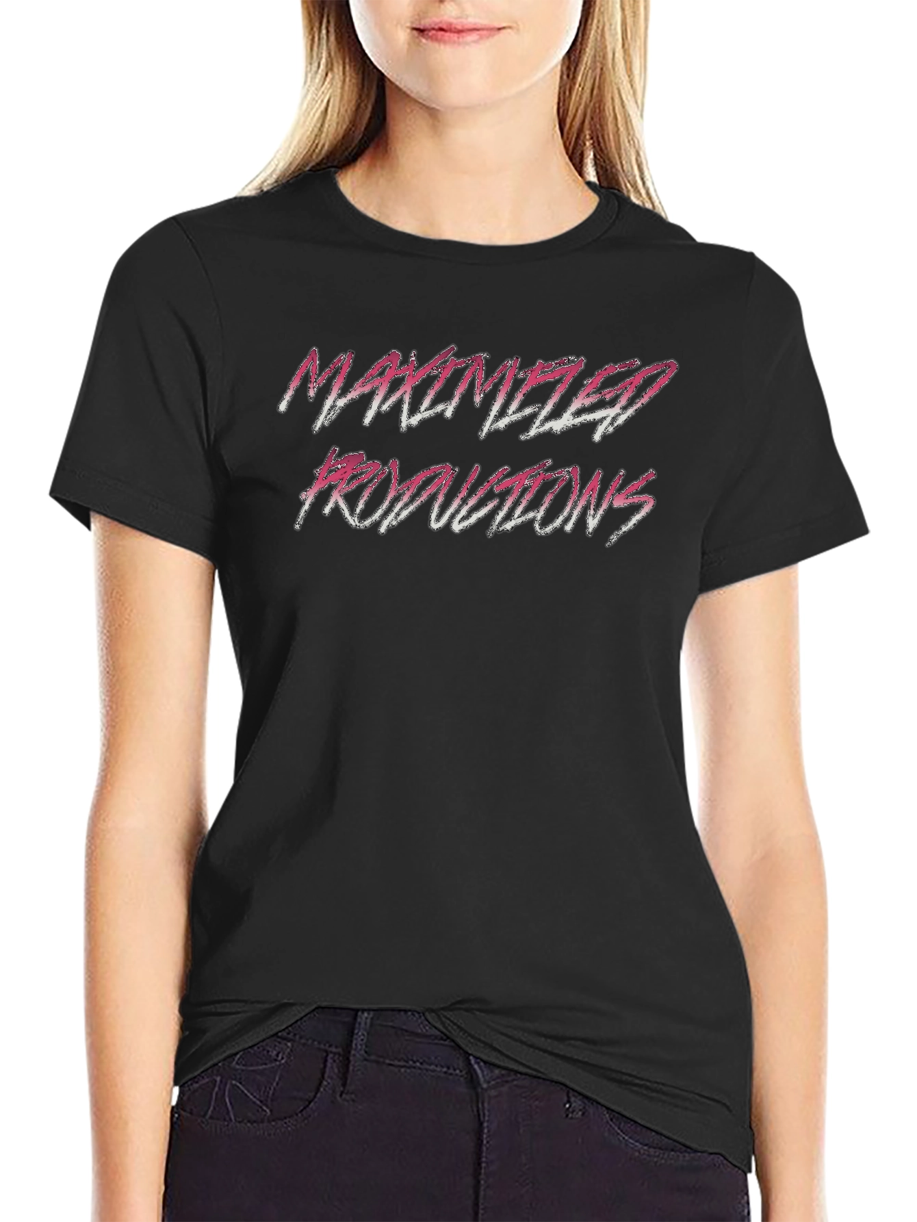 Maximeled Productions Black Graphic T-Shirt
