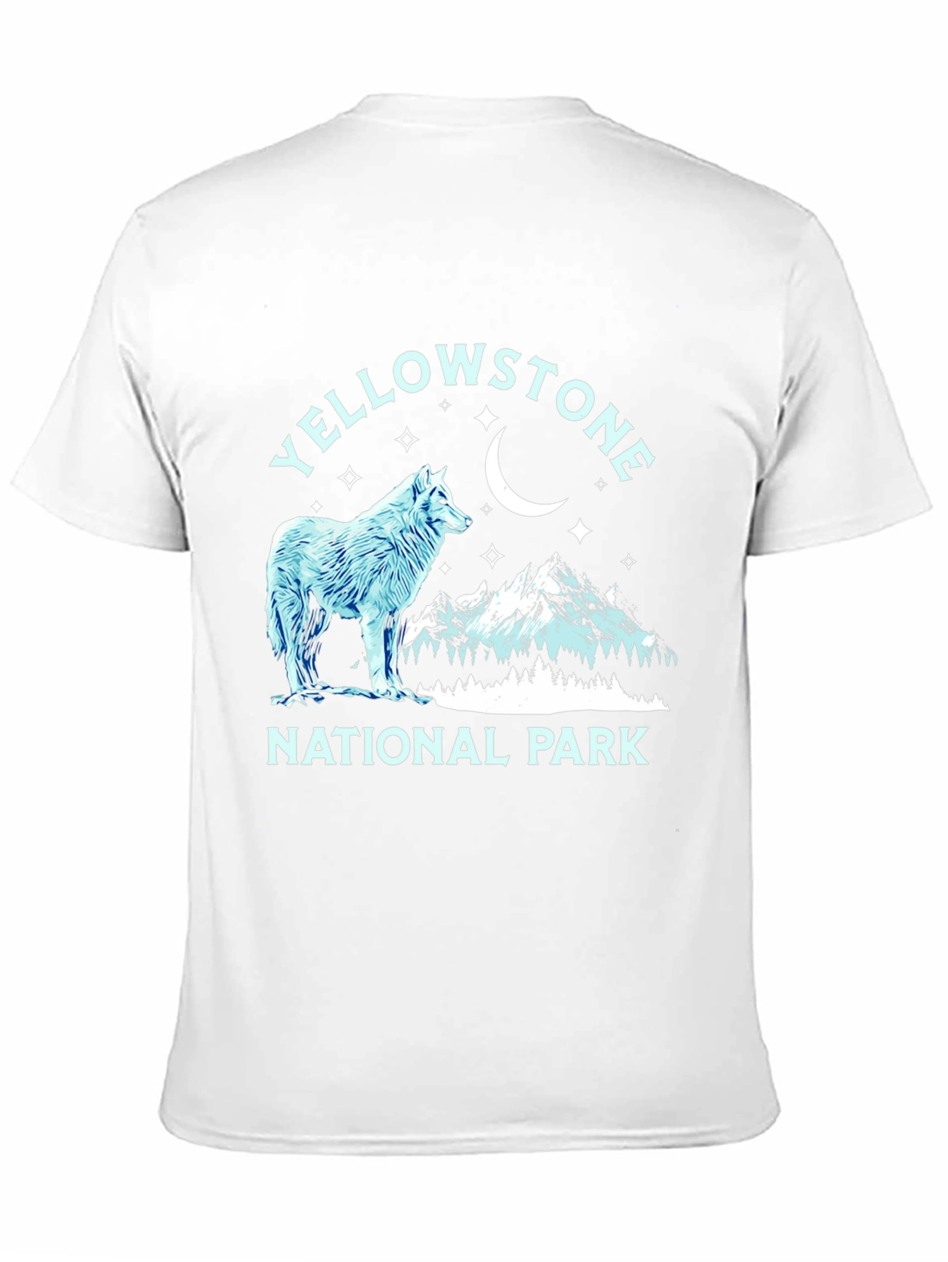 Yellowstone National Park Wolf Graphic Tee