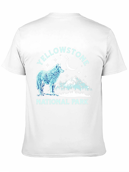 Yellowstone National Park Wolf Graphic Tee