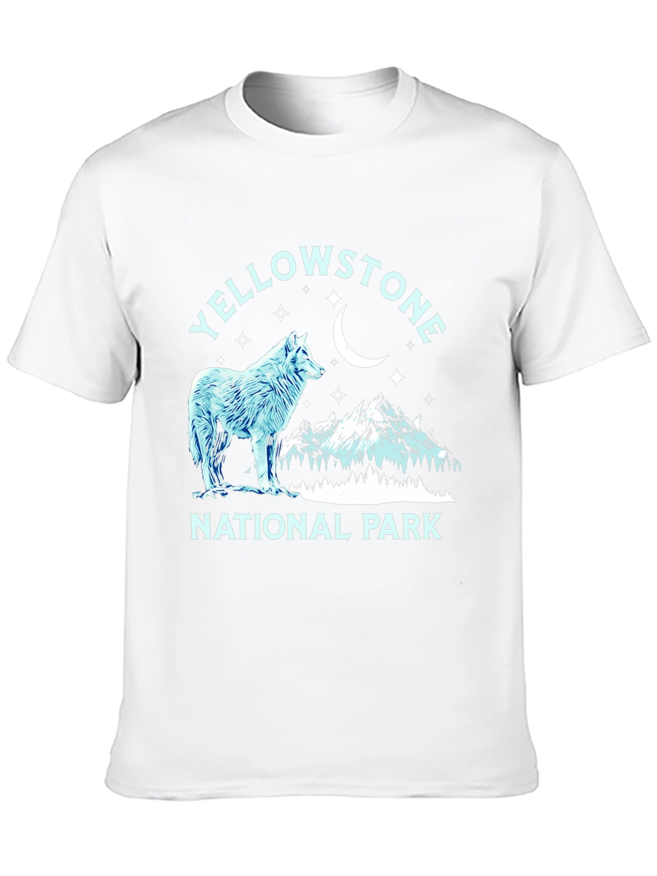Yellowstone National Park Wolf Graphic Tee