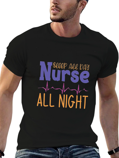 Nurse All Day All Night Graphic Tee