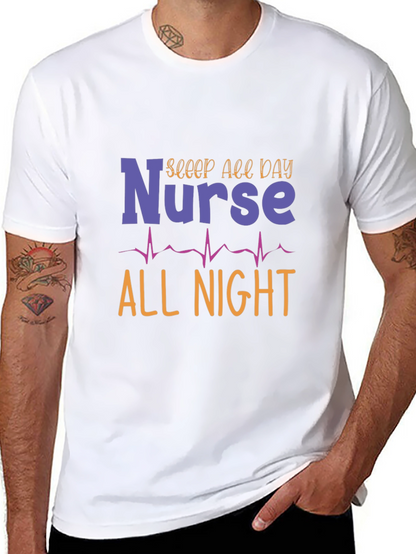Nurse All Day All Night Graphic Tee