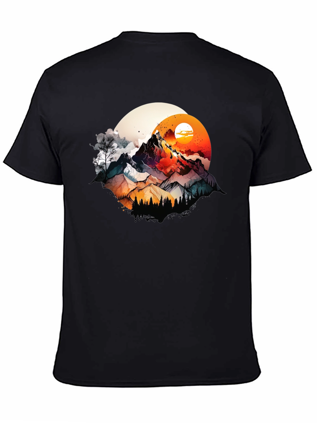 Mountain Sunset Graphic T-Shirt