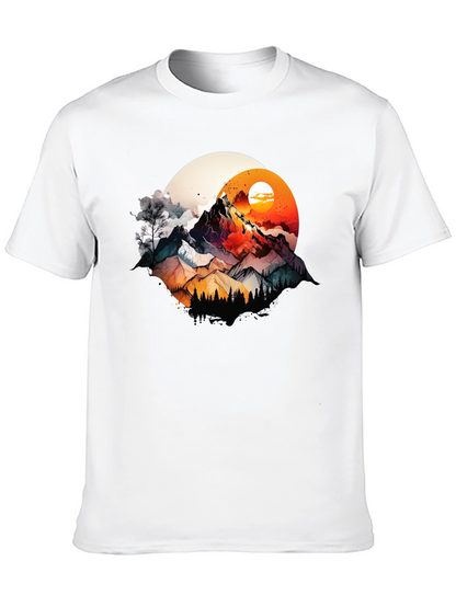 Mountain Sunset Graphic T-Shirt