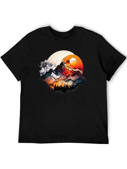Mountain Sunset Graphic T-Shirt