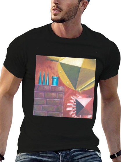 Geometric Art T-Shirt - Abstract Design Tee