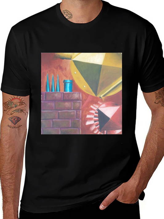Geometric Art T-Shirt - Abstract Design Tee