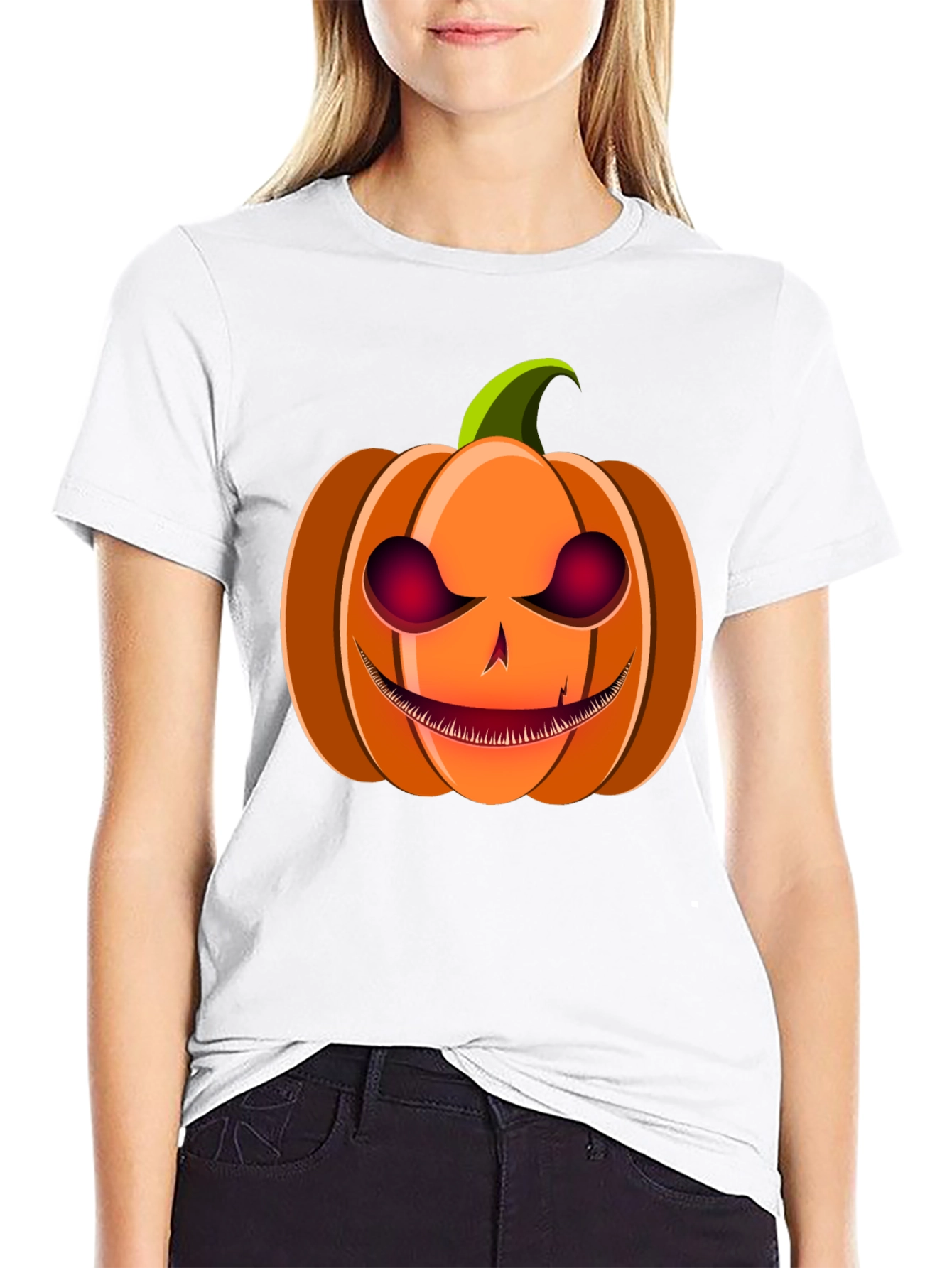 Spooky Pumpkin Halloween T-Shirt