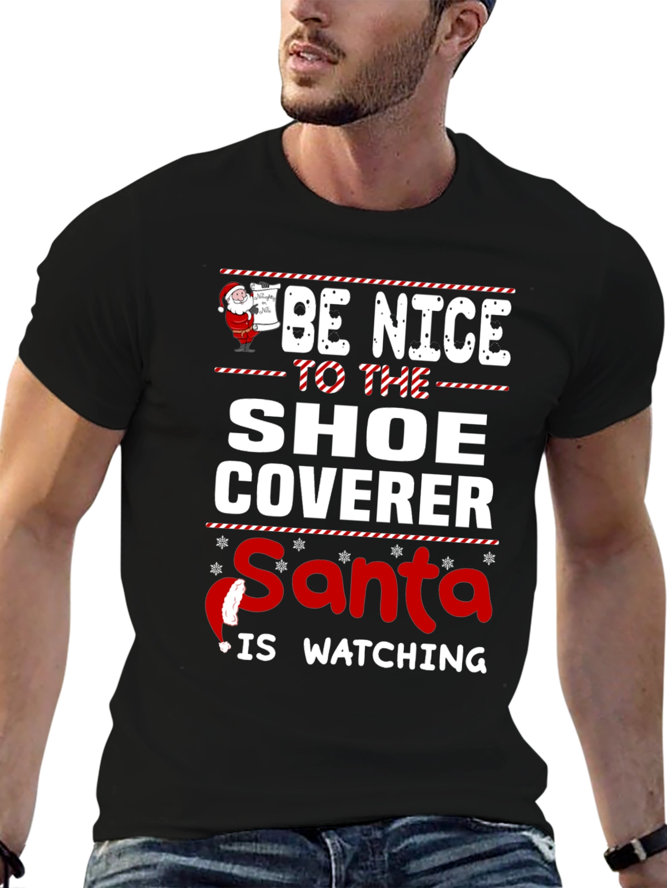 Funny Christmas Shoe Coverer T-Shirt