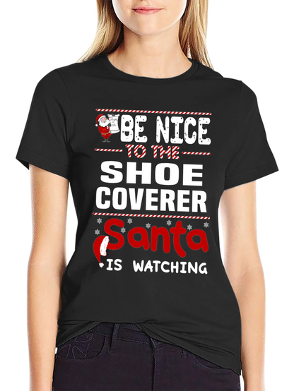 Funny Christmas Shoe Coverer T-Shirt