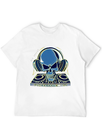 Skull DJ Graphic T-Shirt - Sin Skulls Collection