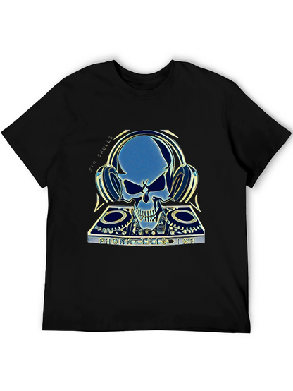 Skull DJ Graphic T-Shirt - Sin Skulls Collection