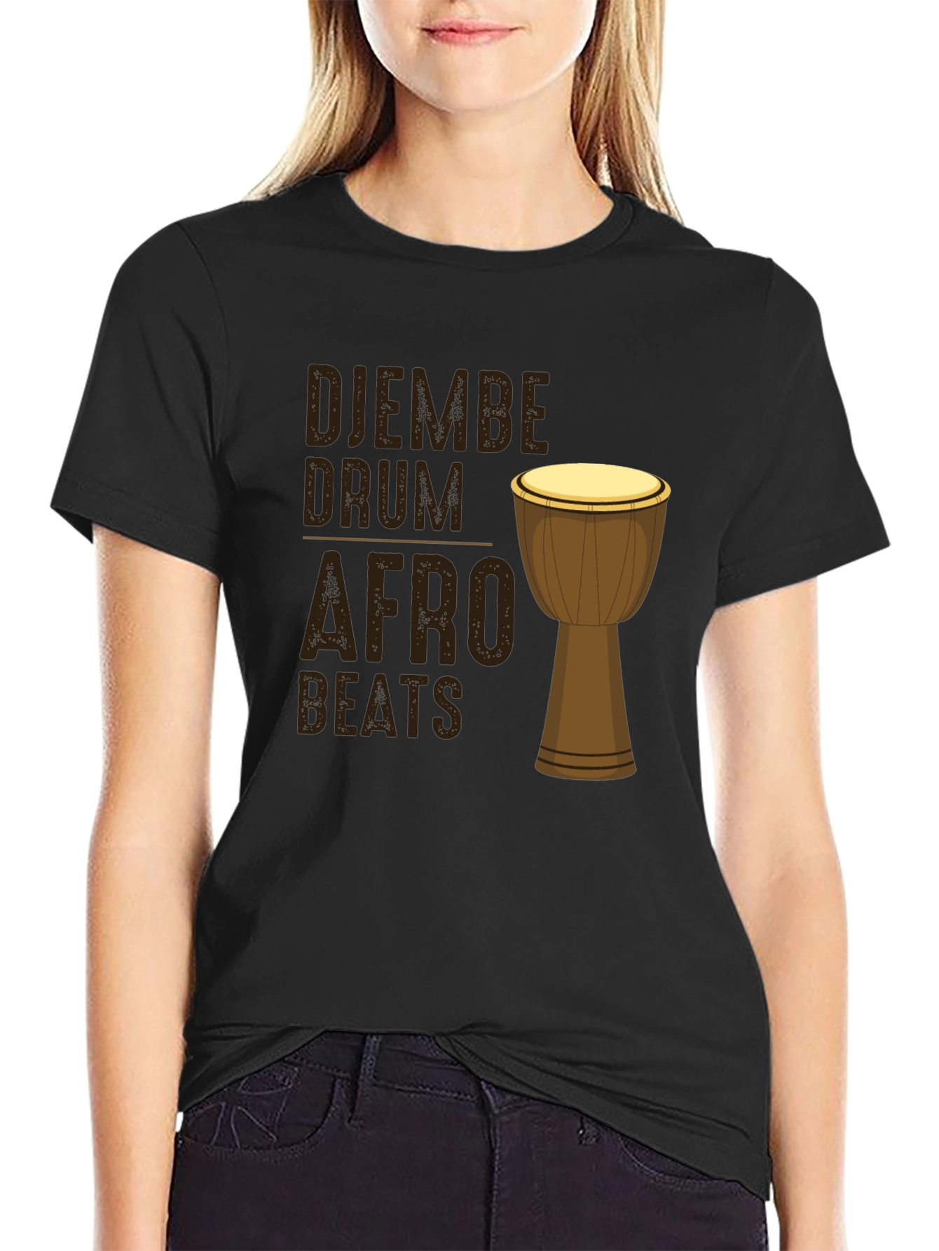 Djembe Drum Afro Beats Graphic Tee