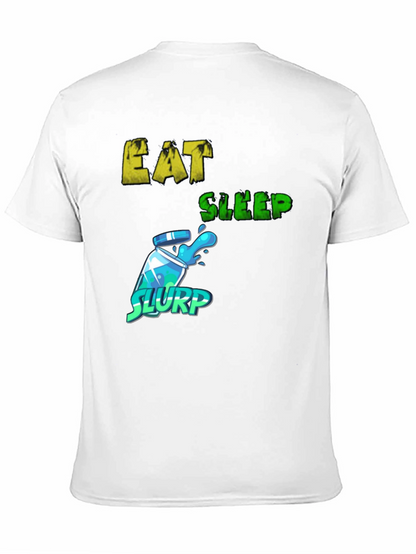 Eat Sleep Slurp Graphic Tee - Gamer T-Shirt