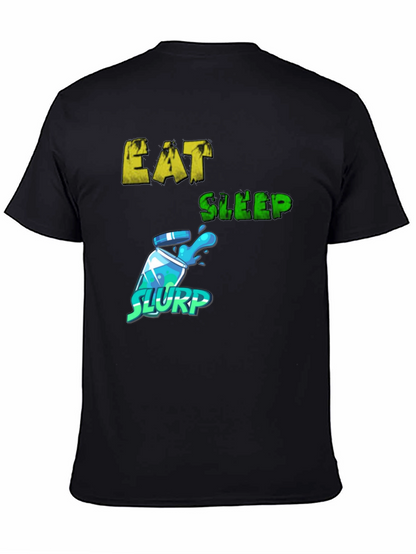 Eat Sleep Slurp Graphic Tee - Gamer T-Shirt